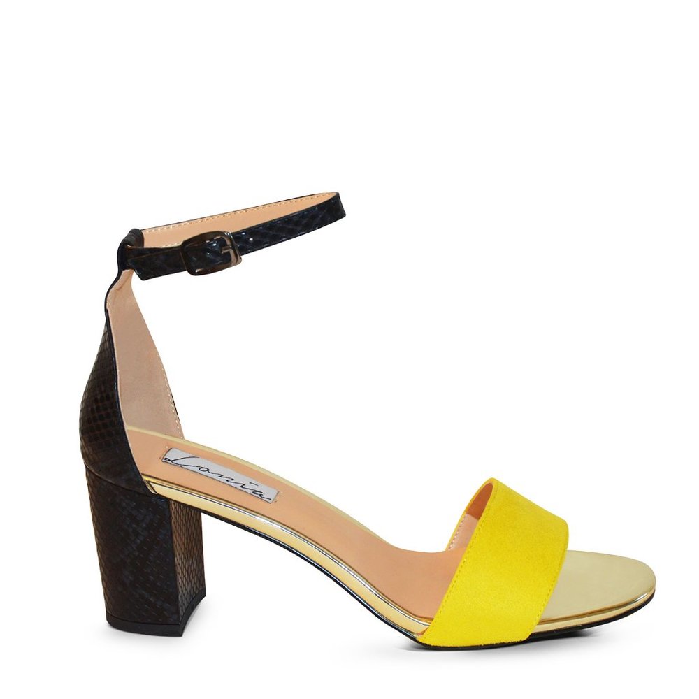 Meisa Vegan Snakeskin Print Large Size 10+ Sandals